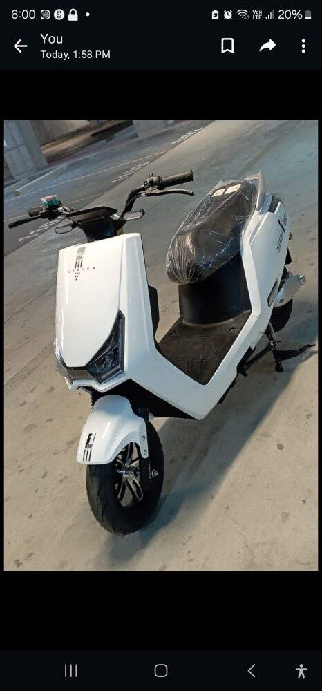 Motor electric motorcycle scooter