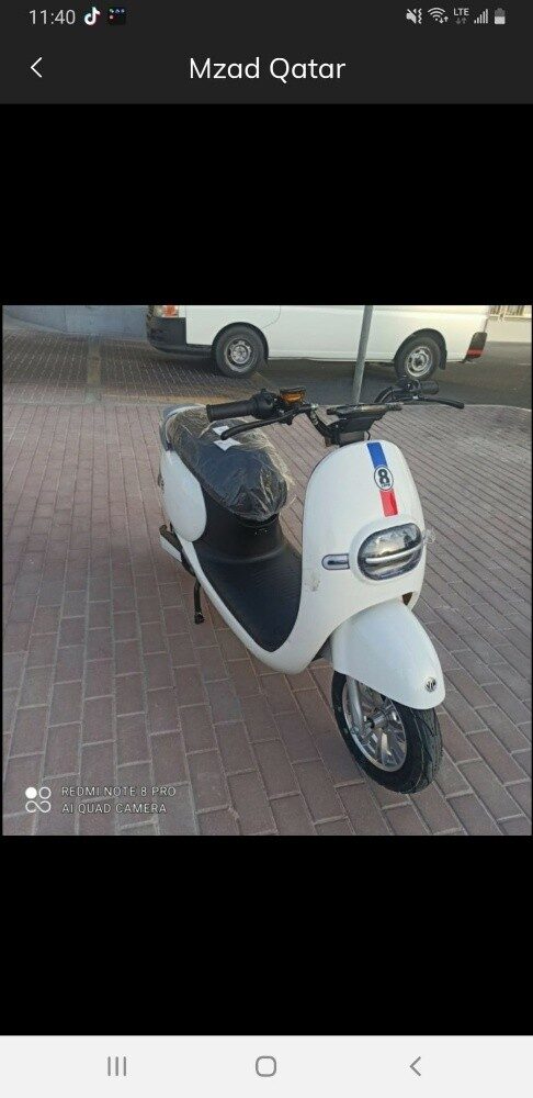 Motor electric motorcycle scooter