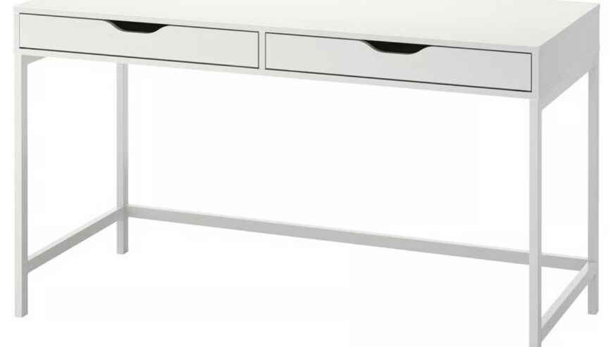 Stylish White Desk–Like New!Huge Deal
