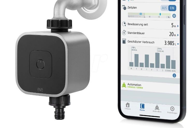 Eve Aqua for Smart Irrigation ايف لري المزروعات بشكل ذكي و اقتصادي