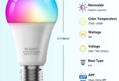 6 Pack Smart LED Light Bulbs, 2700K-6500