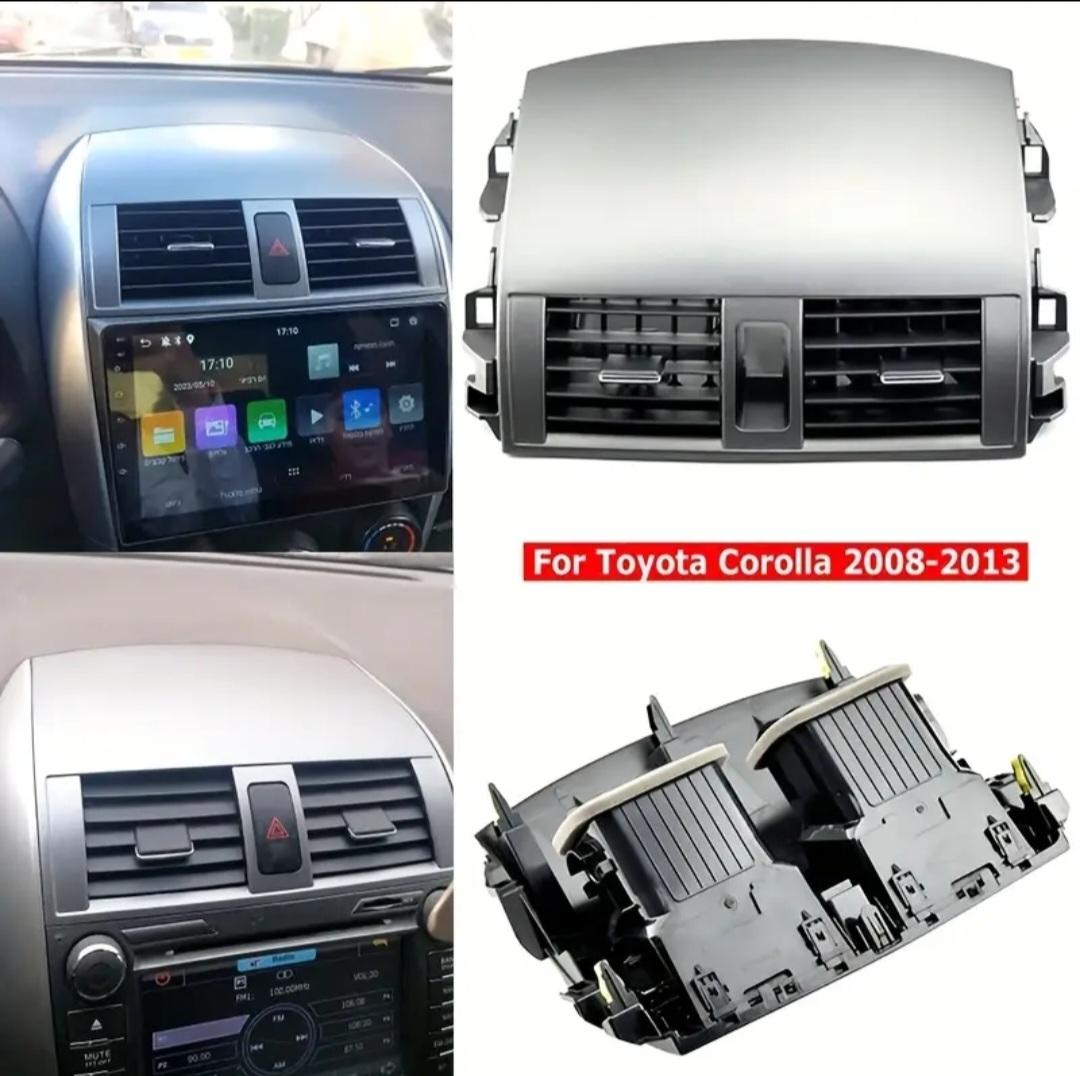 DASHBOARD CENTER COVER WITH AC VENT GRILL FOR TOYOTA COROLLA 2008-2013