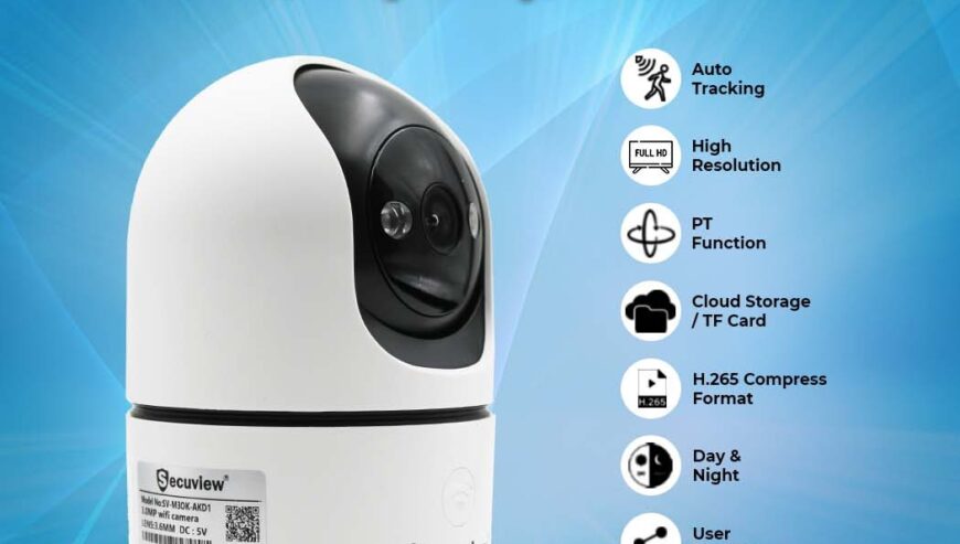 High-Definition 3MP Indoor  Wi-Fi Camera