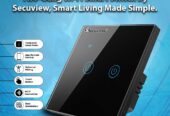 Two-Gang Wi-Fi Smart Switch by Secuview