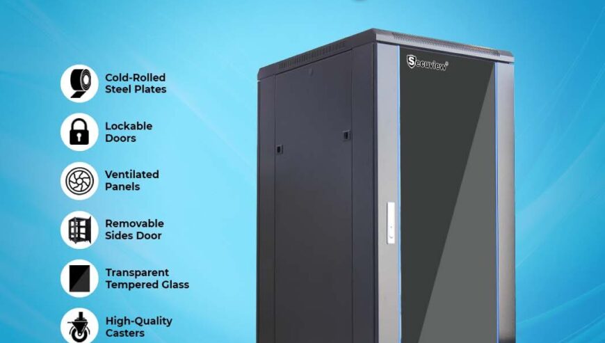 Secuview 27U Rack Structured For Cooling.