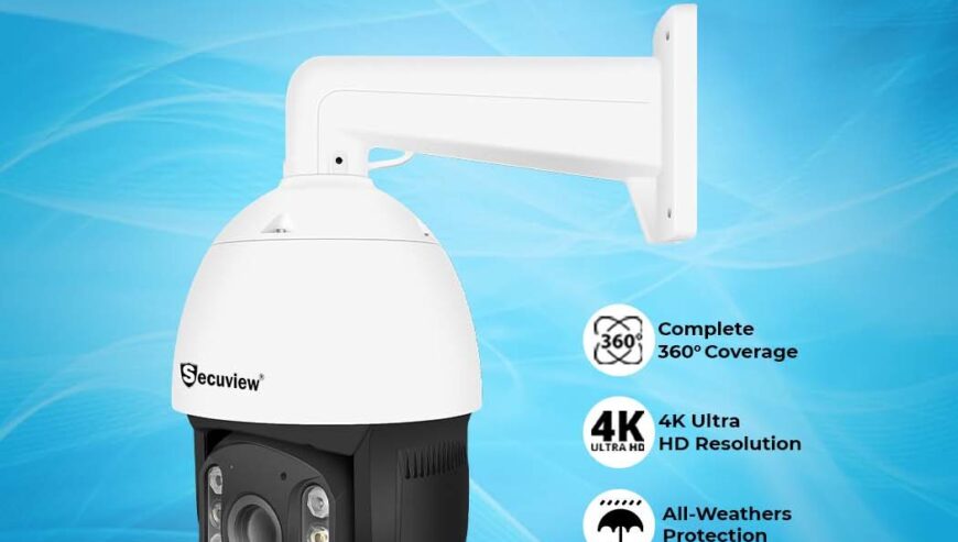 Secuview 8MP PTZ CCTV Camera Powerful Zoom