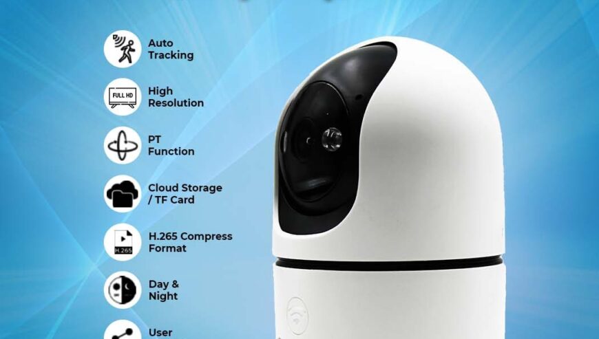 High-Definition 3MP Indoor  Wi-Fi Camera