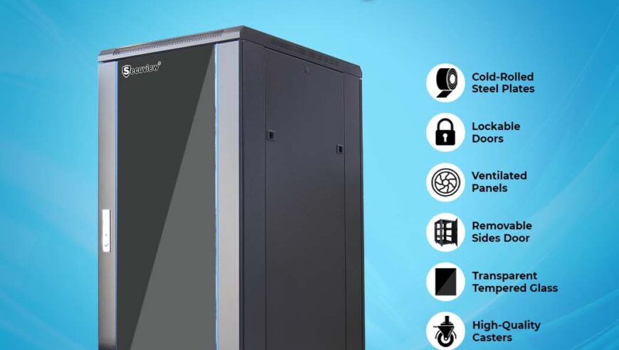 Secuview 27U Rack Structured For Cooling.