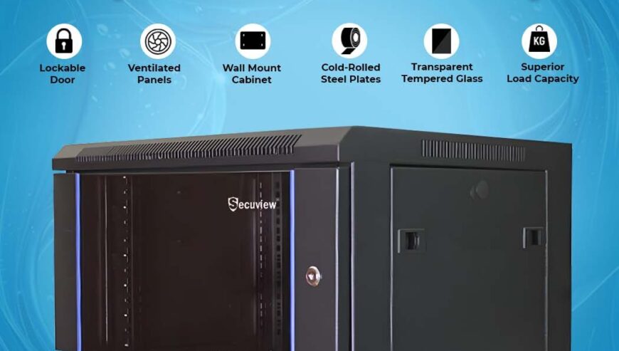Secuview 6U Network Rack, Compact & Durable.
