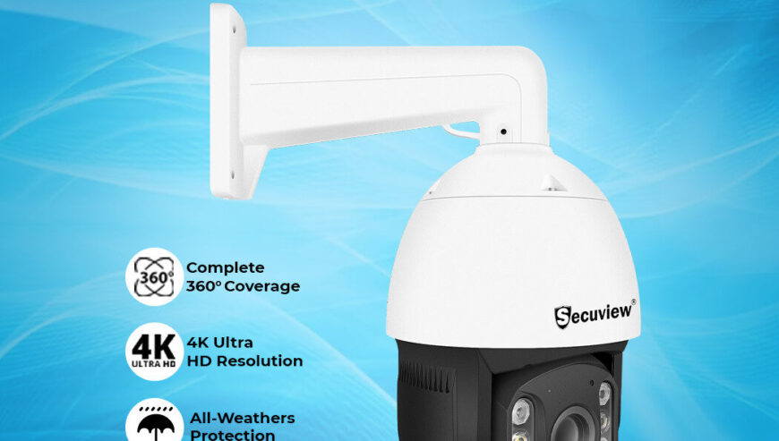 Secuview 8MP PTZ CCTV Camera Powerful Zoom