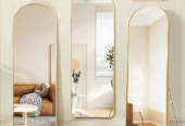 Aluminum Frame Metal Standing Mirror
