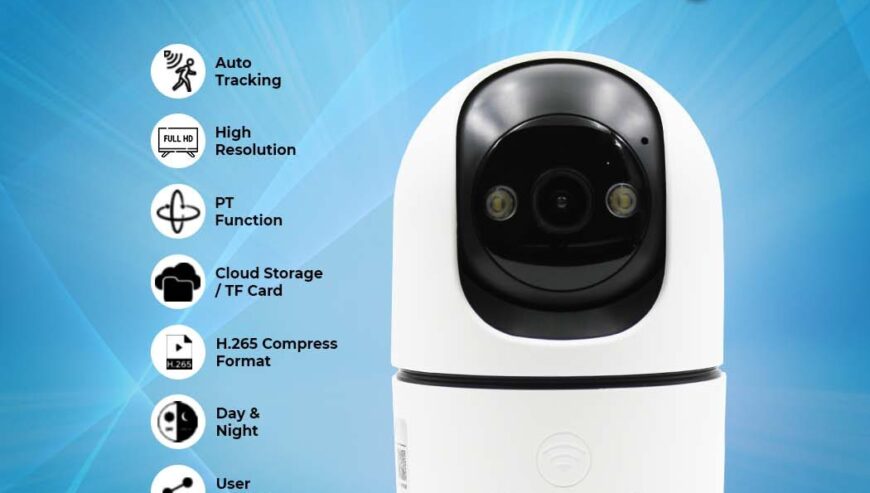 High-Definition 3MP Indoor  Wi-Fi Camera