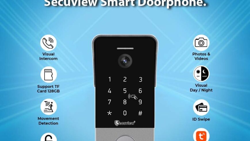 Stay connected with the Secuview Smart Doorphone.
