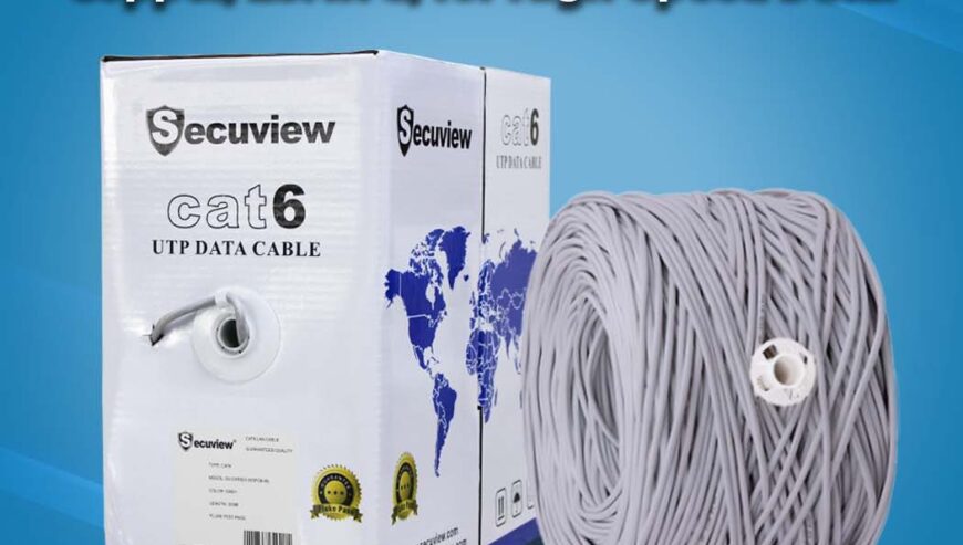 Cat 6 Cable, Durable PVC Jacket.