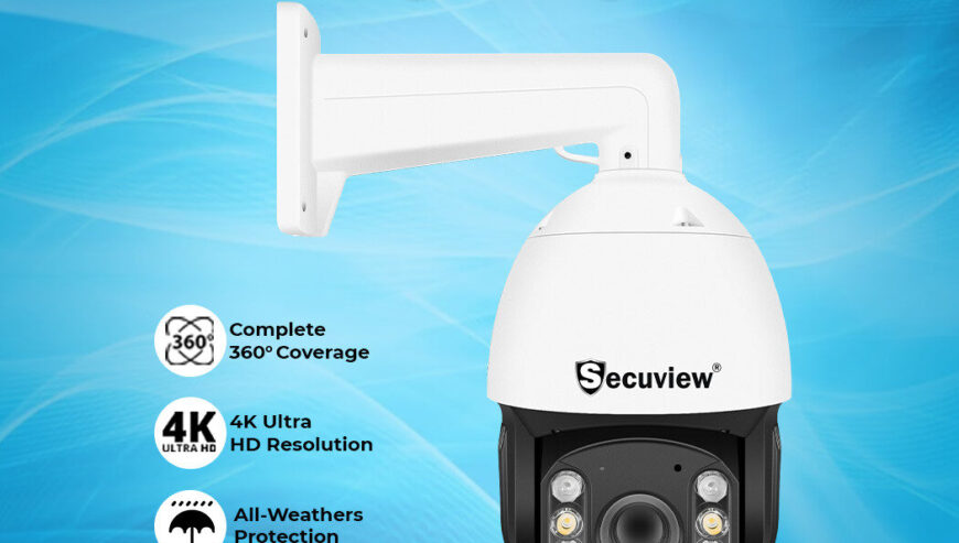 Secuview 8MP PTZ CCTV Camera Powerful Zoom