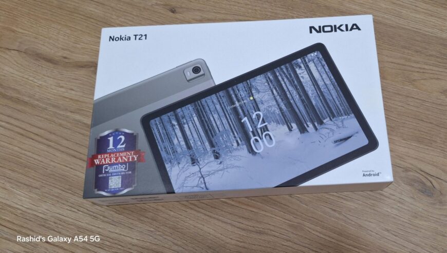 Nokia T21 Tablet – 4GB RAM, 128GB Storage