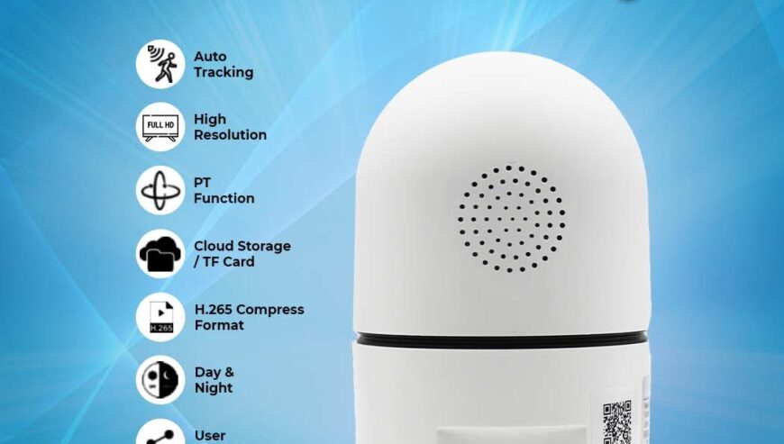 High-Definition 3MP Indoor  Wi-Fi Camera