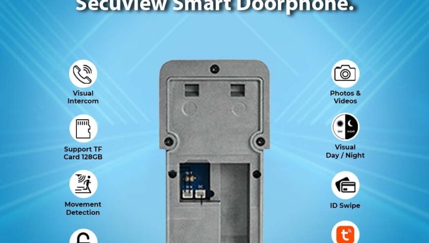 Stay connected with the Secuview Smart Doorphone.