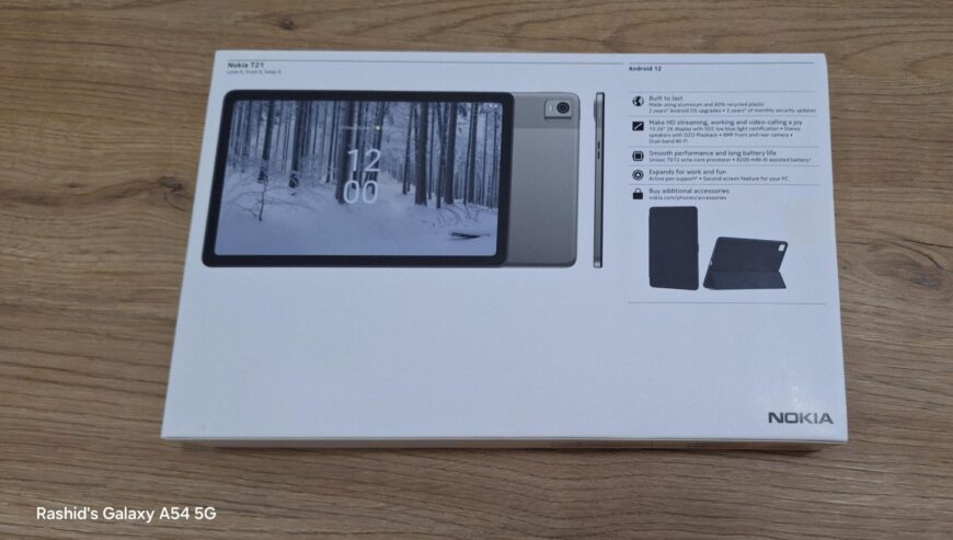 Nokia T21 Tablet – 4GB RAM, 128GB Storage