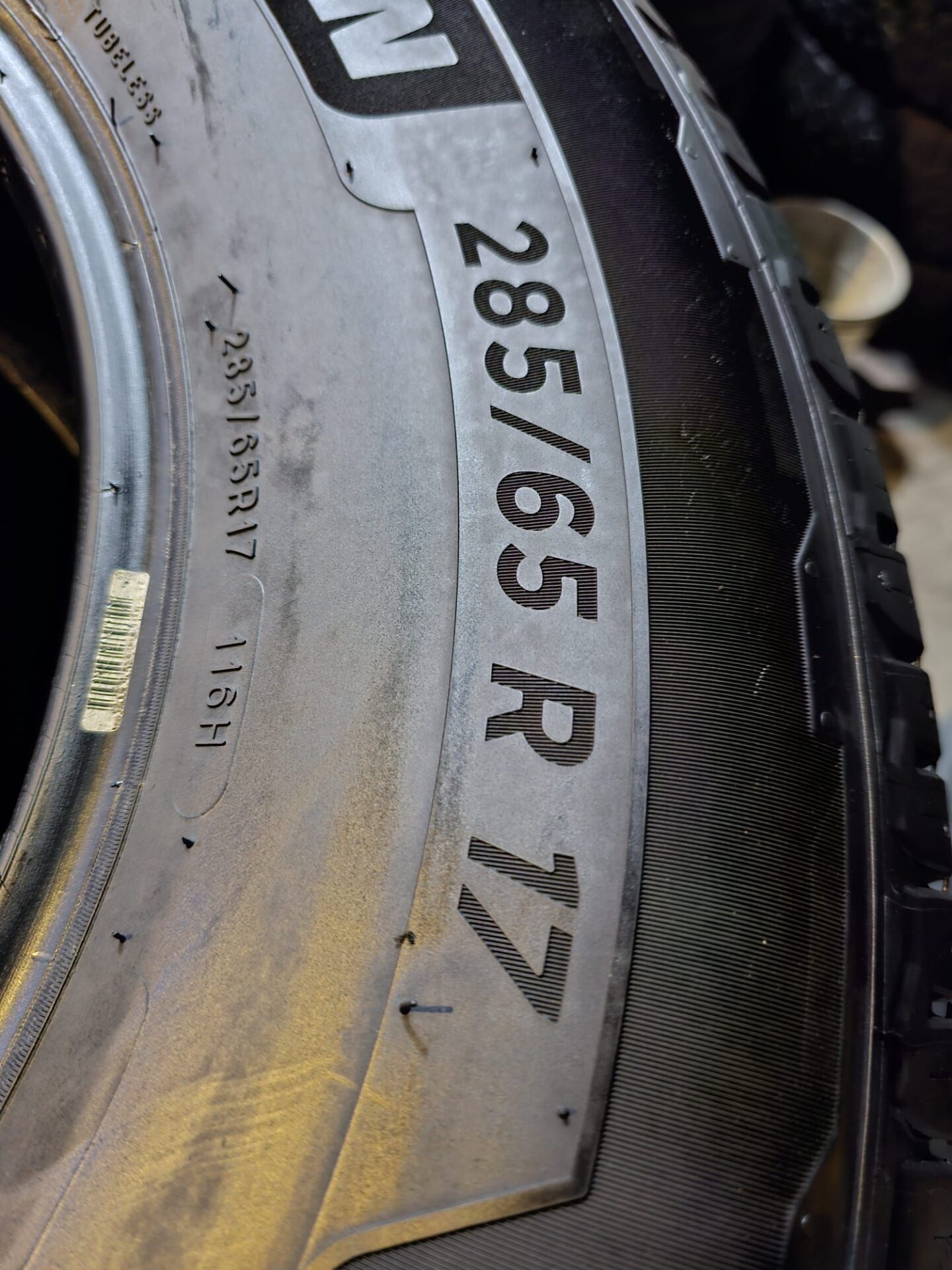 285-65-17 Michelin brand