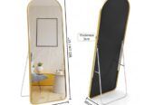 Aluminum Frame Metal Standing Mirror