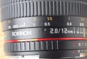 Rokinon 12mm fishey Nikon F