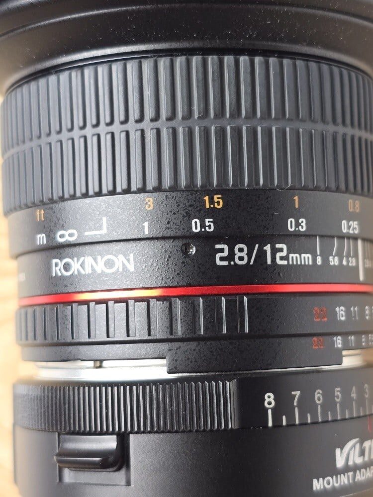 Rokinon 12mm fishey Nikon F