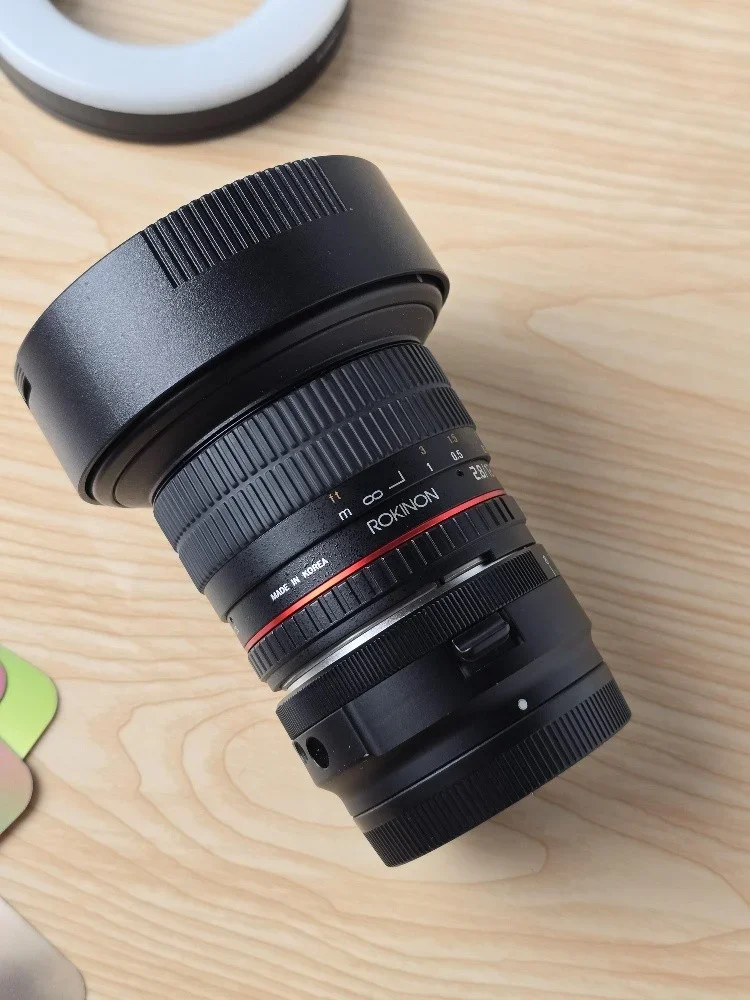 Rokinon 12mm fishey Nikon F