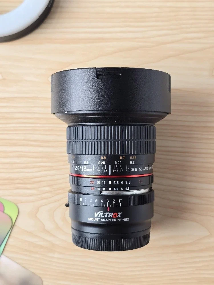 Rokinon 12mm fishey Nikon F