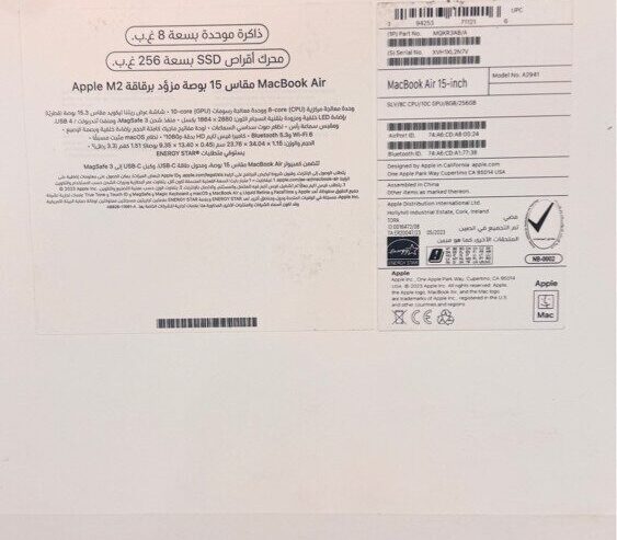 Macbook air 15 -inch (A2941)