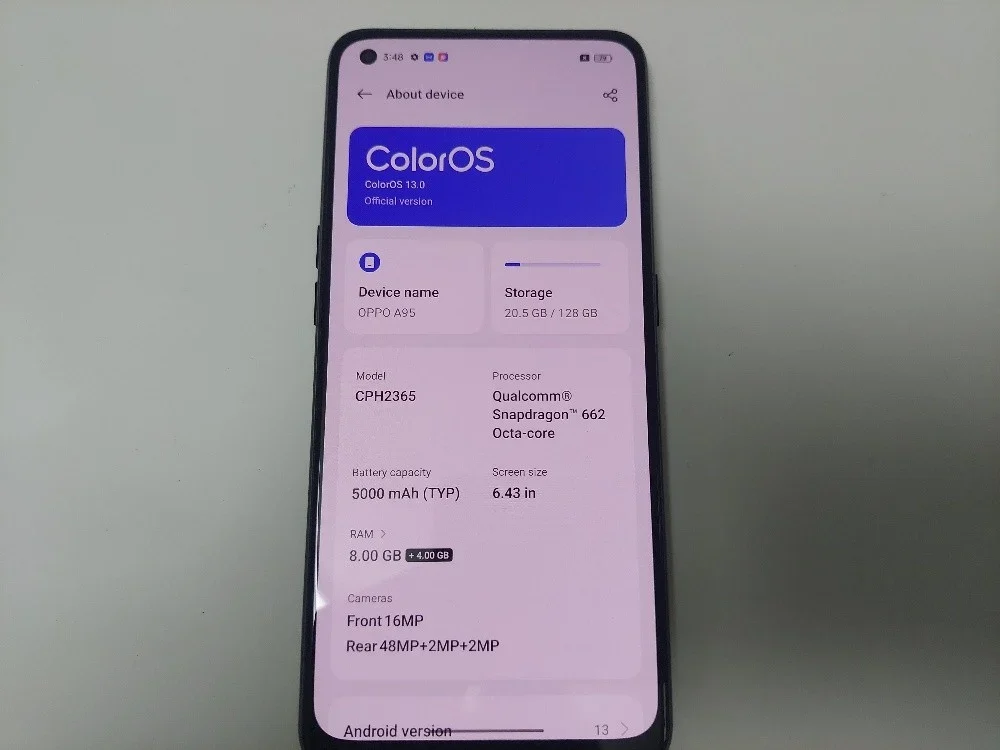 Oppo A95 For Sale