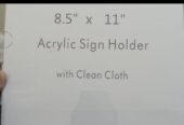 Acrylic Wall Sign Holder ,Wall Mount