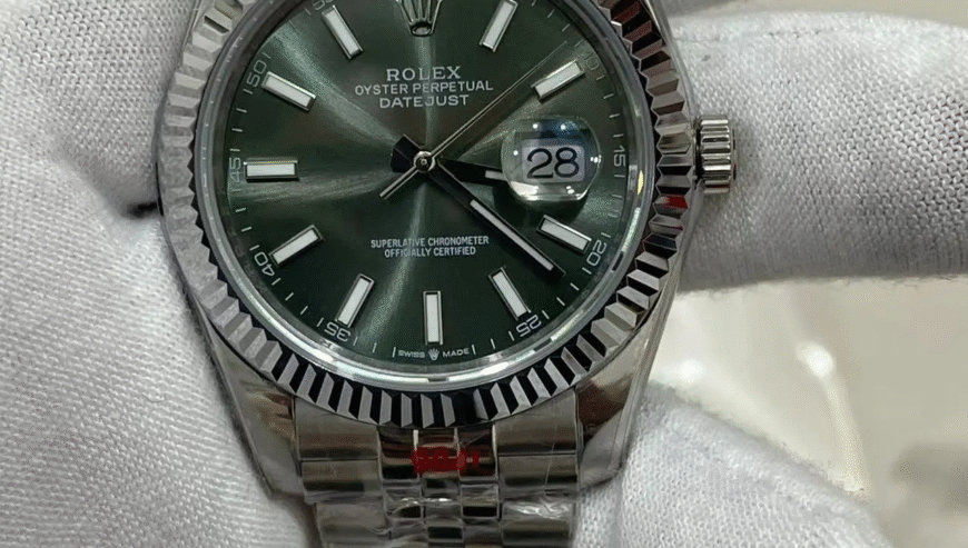 U1 Rolex Datejust Green Dial