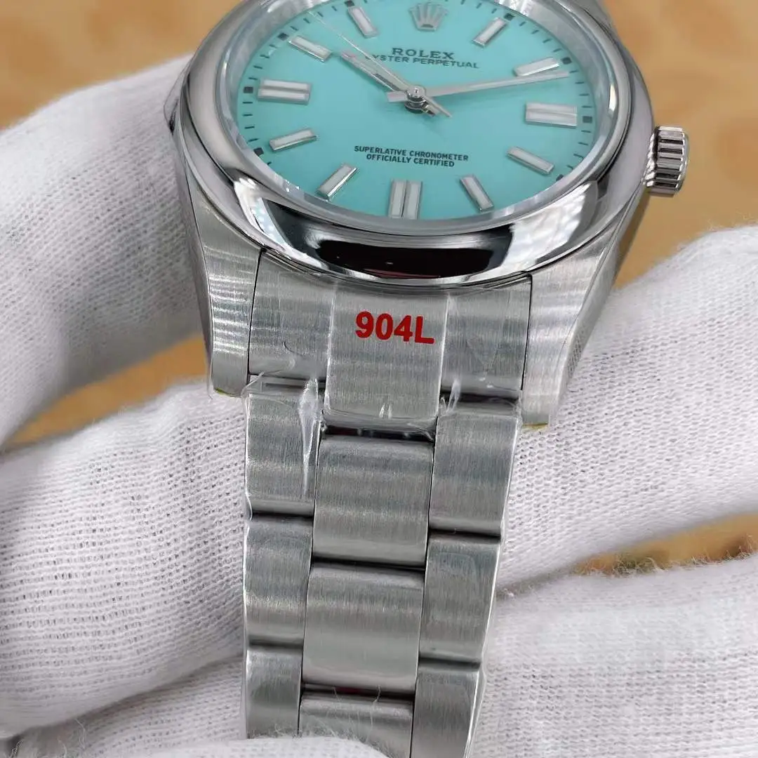 U1 Rolex Oyster Perpetual Cyan Dial