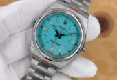U1 Rolex Oyster Perpetual Cyan Dial