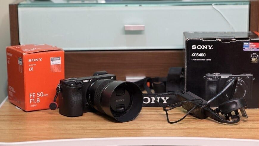 Sony A6400 with Sony 50mm F1.8