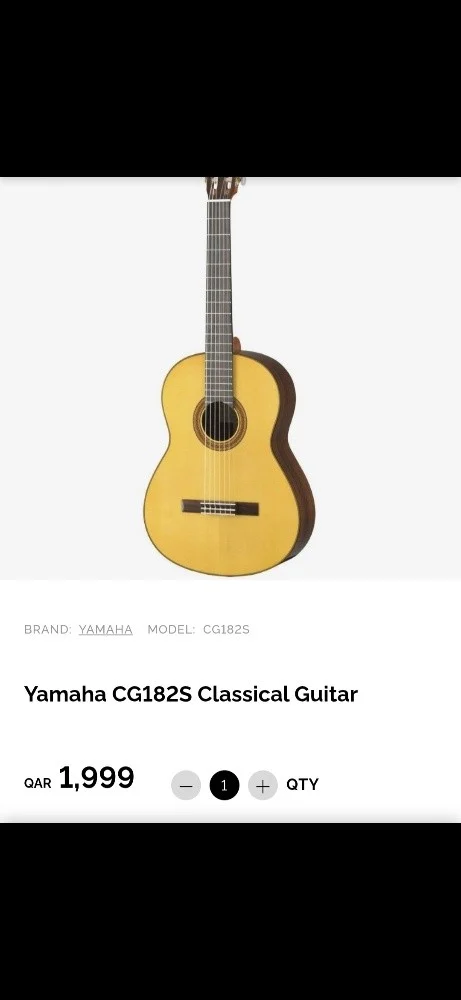 Classical Guitar – Yamaha CG182S