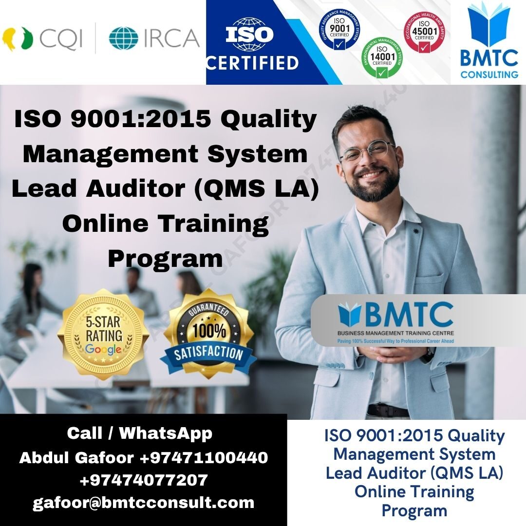 ISO 9001:2015 QMS Lead Auditor Training