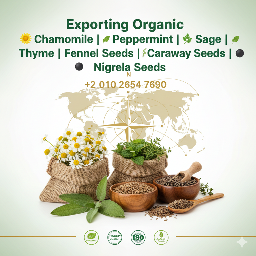 Global Organic Herbs Export