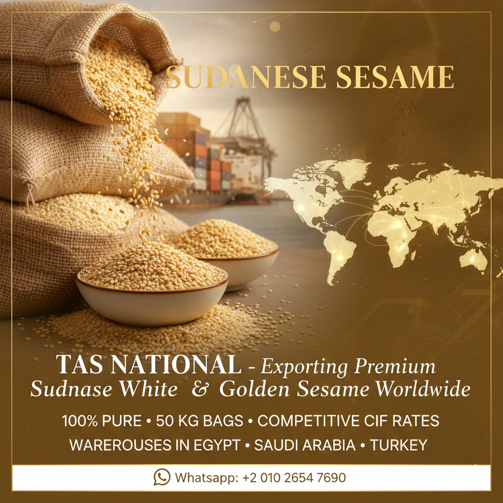 TAS NATIONAL EXPORTS SUDANESS SESAME