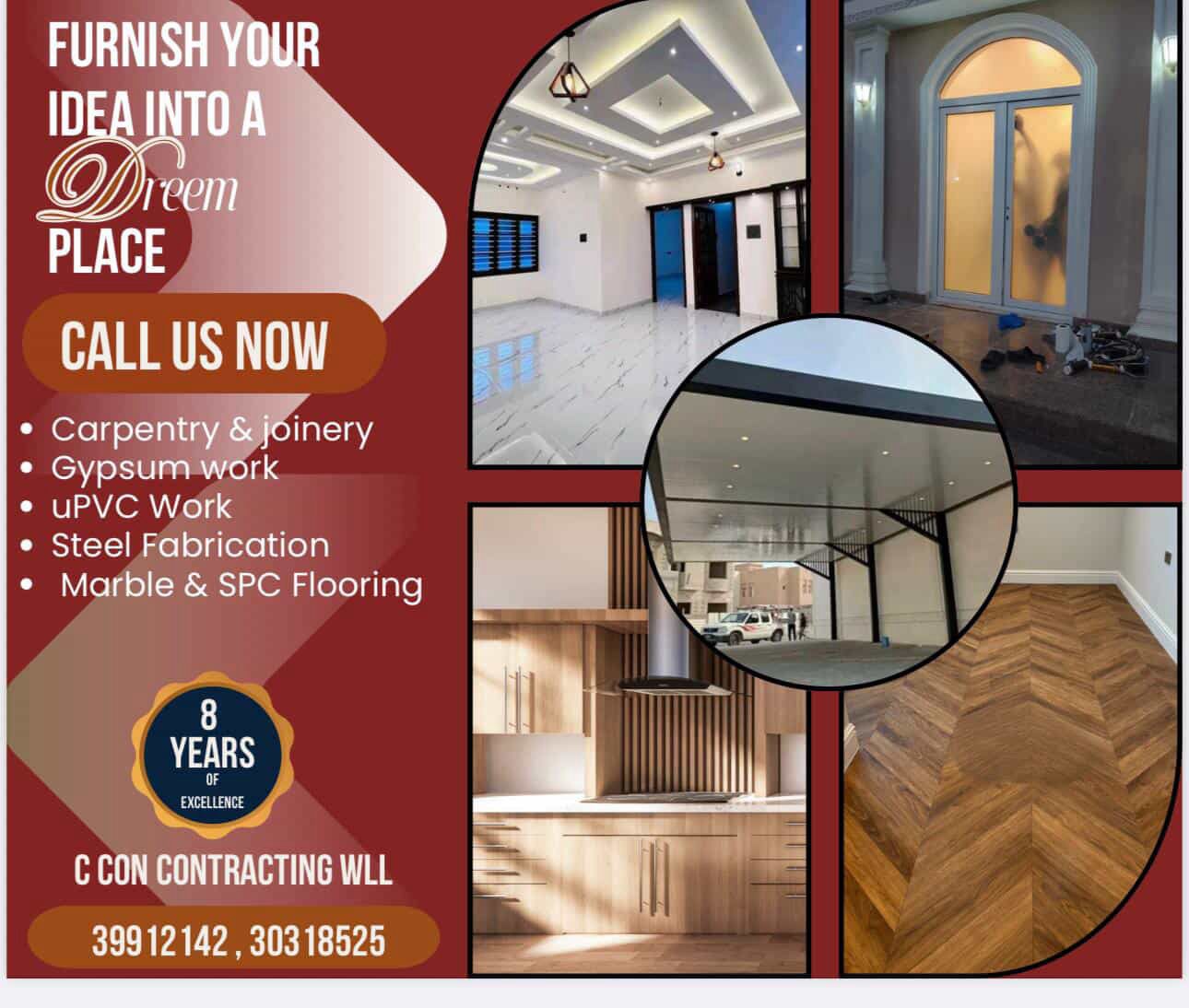 Carpentry I Metal & Steel Fabrication I DECOR