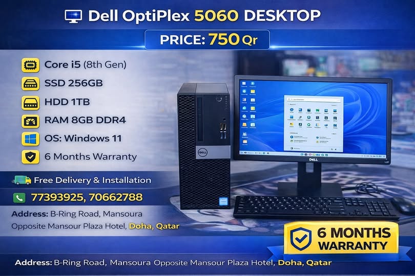Dell OptiPlex 5060 Core i5 – 8th Generation