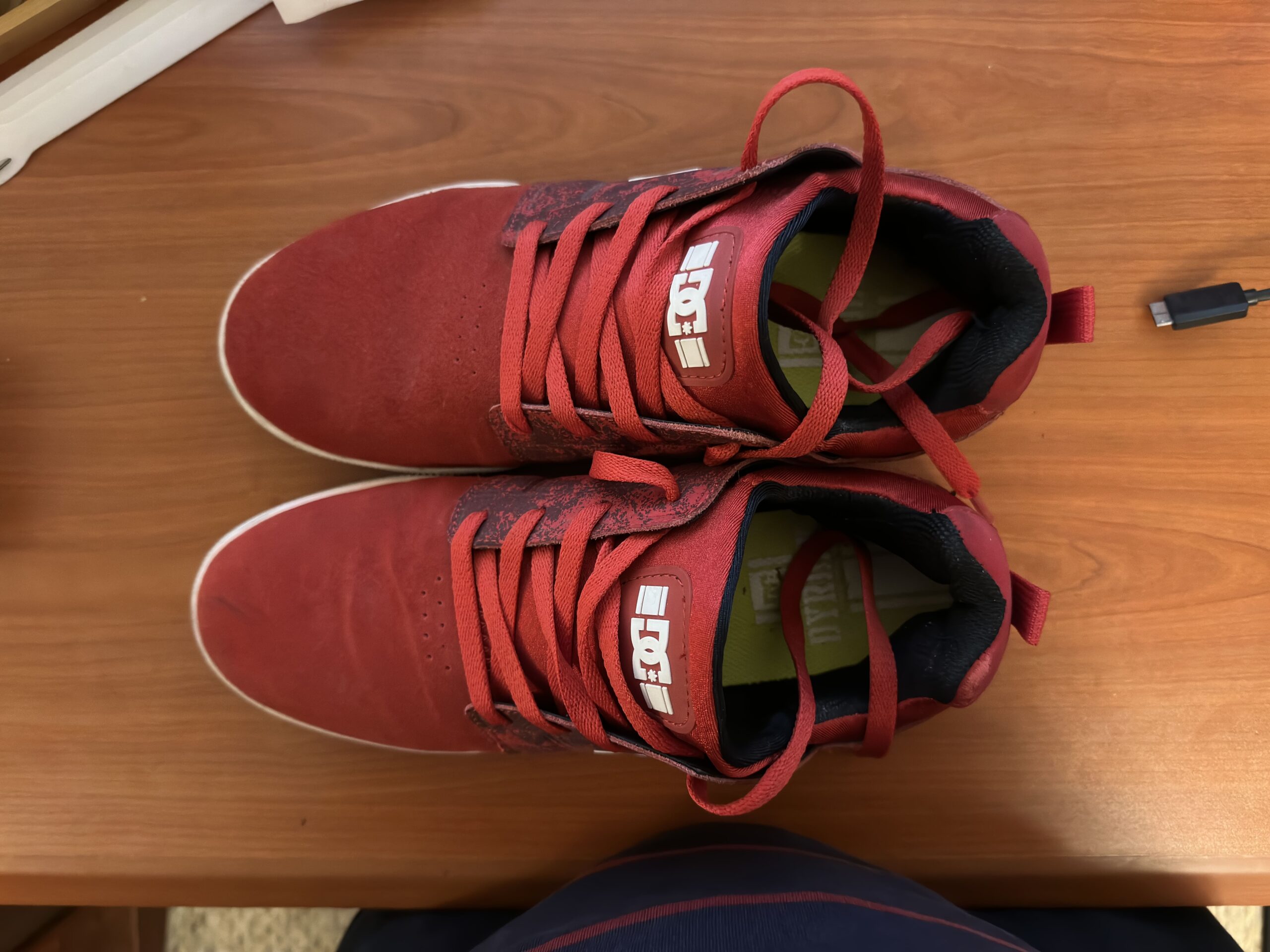 DC Shoes Red Skate Sneakers US10 / EU43 / UK9