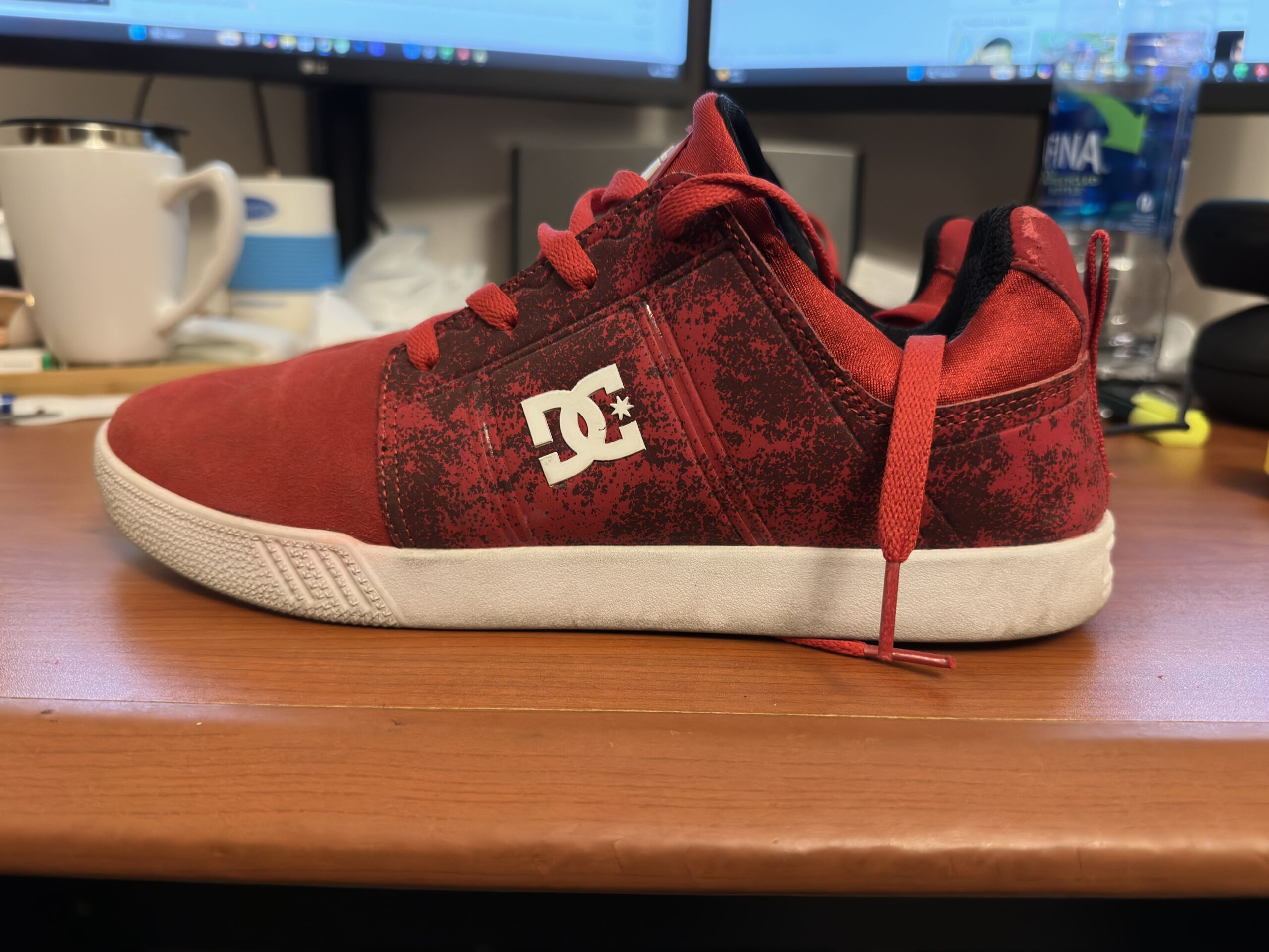 DC Shoes Red Skate Sneakers US10 / EU43 / UK9