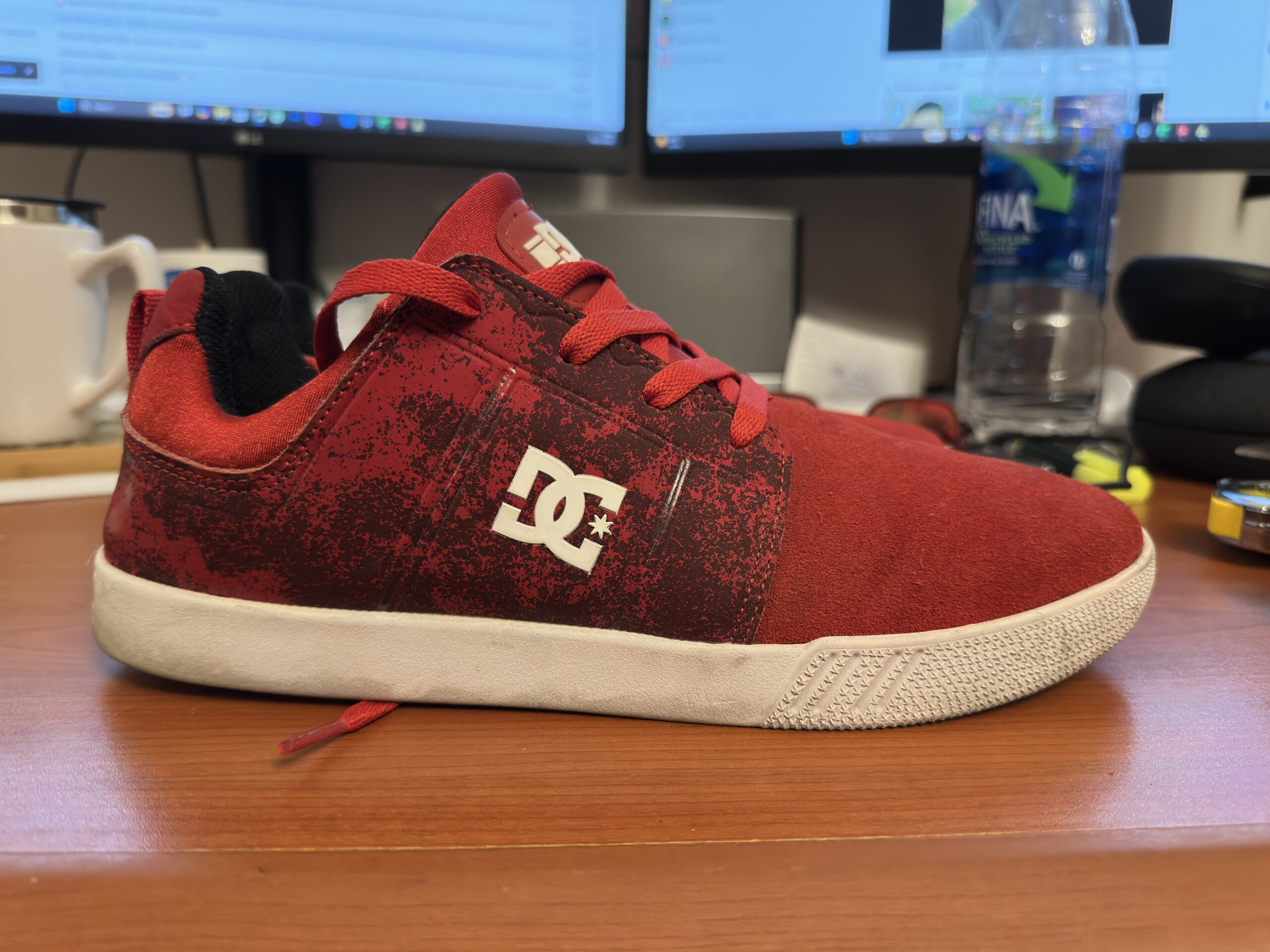 DC Shoes Red Skate Sneakers US10 / EU43 / UK9