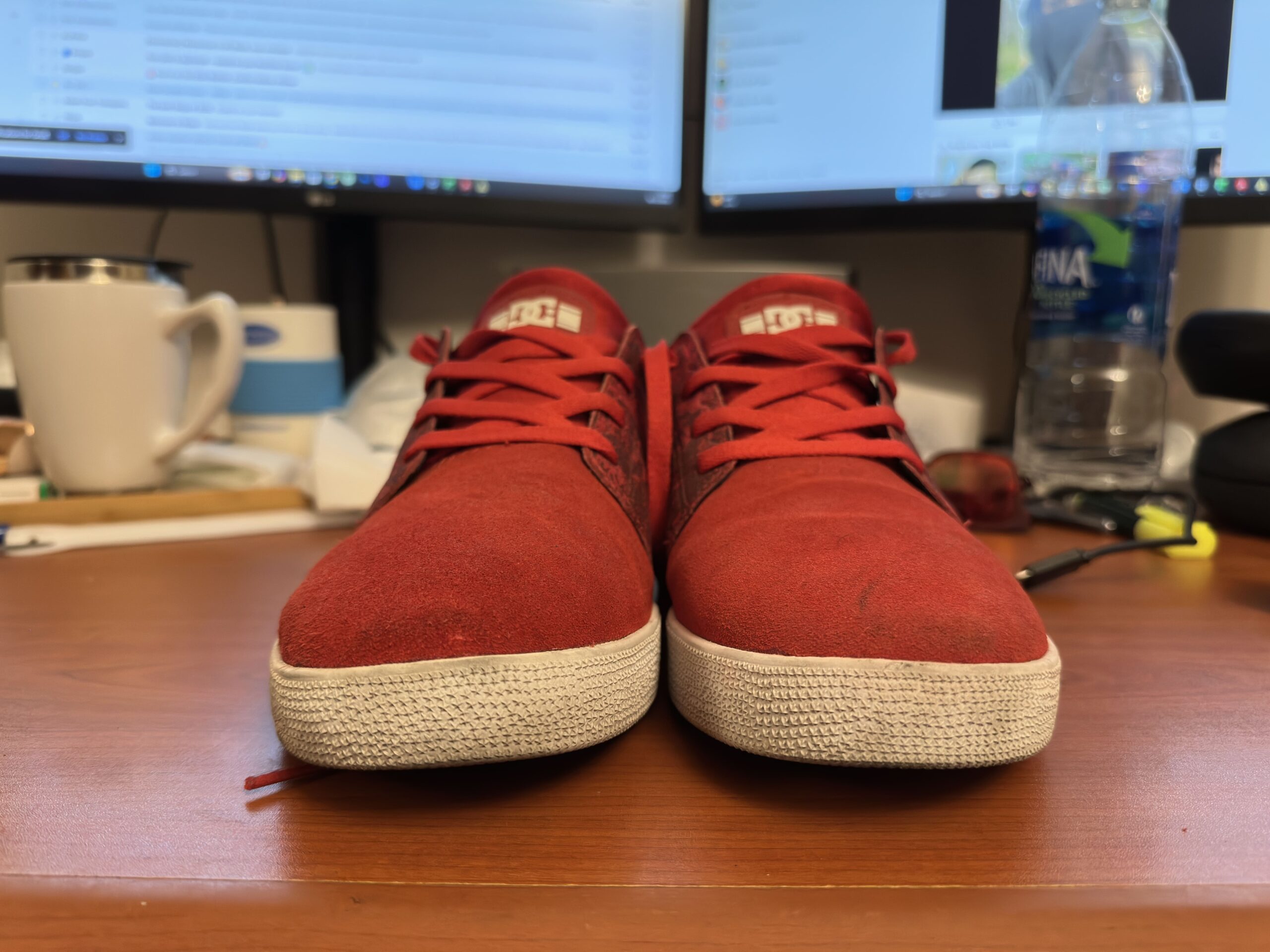 DC Shoes Red Skate Sneakers US10 / EU43 / UK9