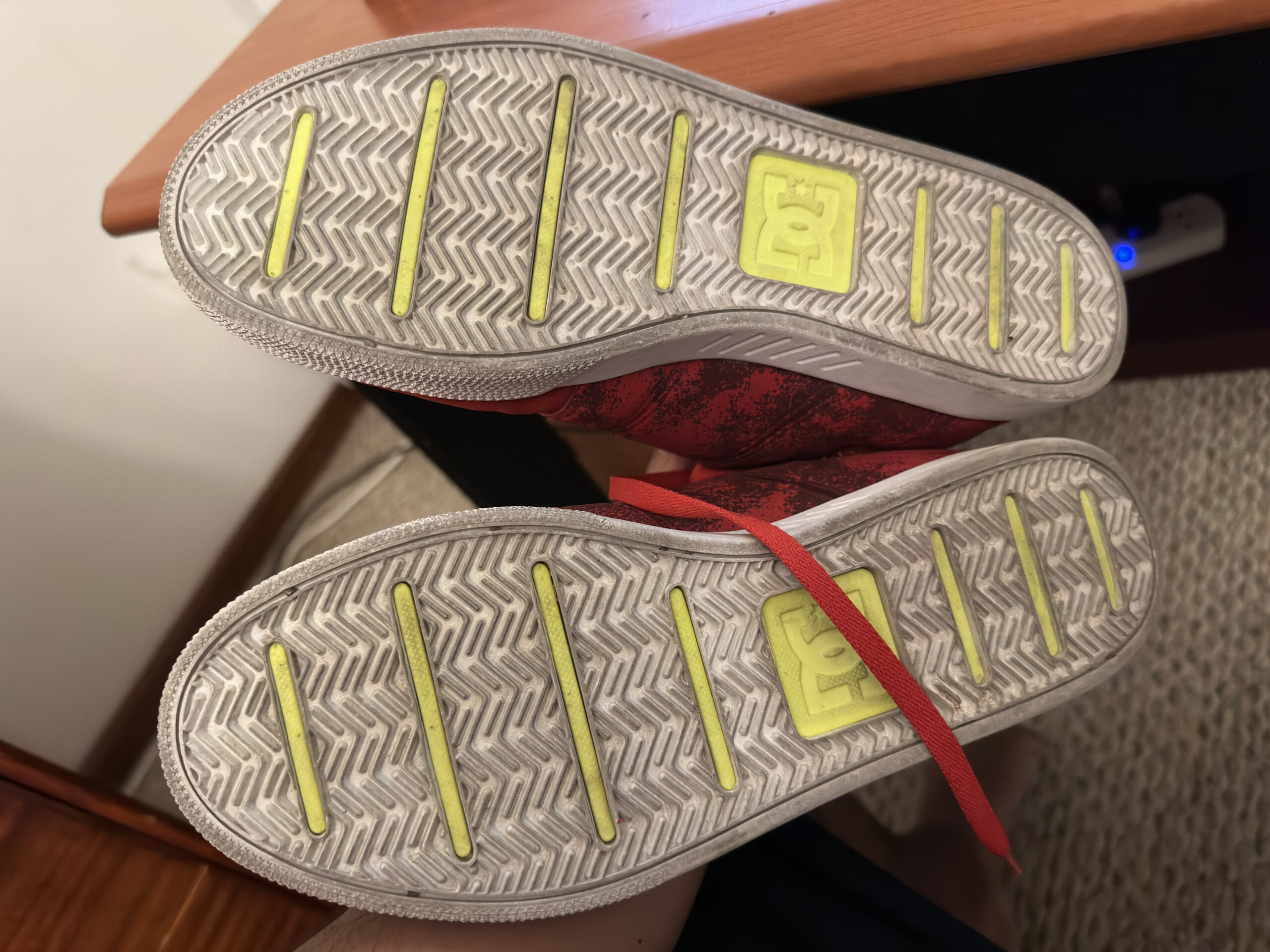 DC Shoes Red Skate Sneakers US10 / EU43 / UK9