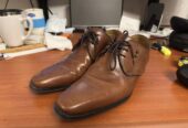 Milano Brown Leather Formal Shoes – EU 43