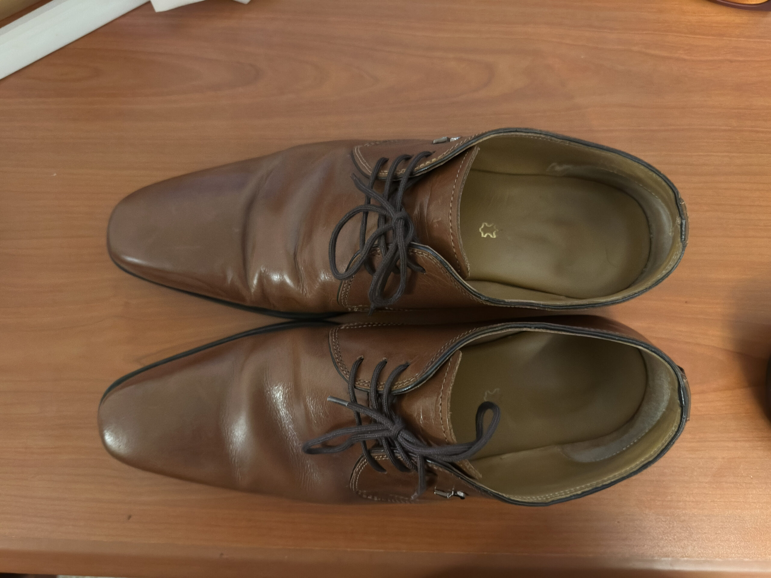 Milano Brown Leather Formal Shoes – EU 43