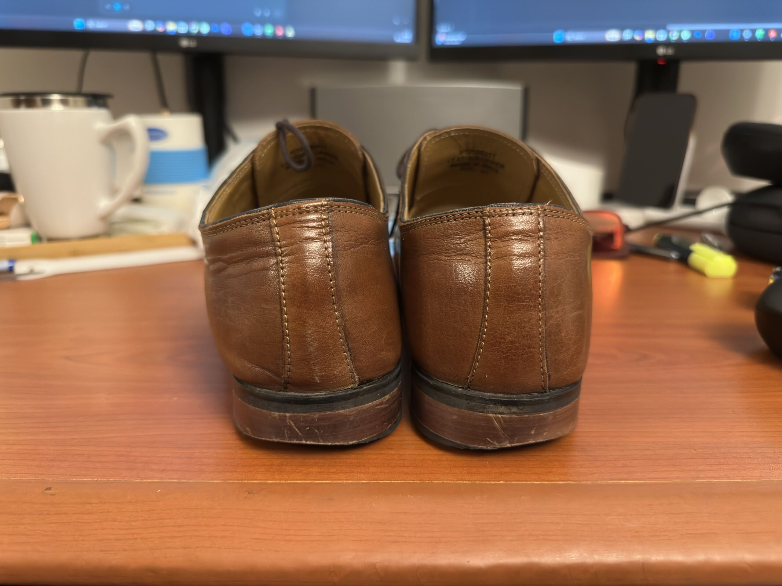 Milano Brown Leather Formal Shoes – EU 43